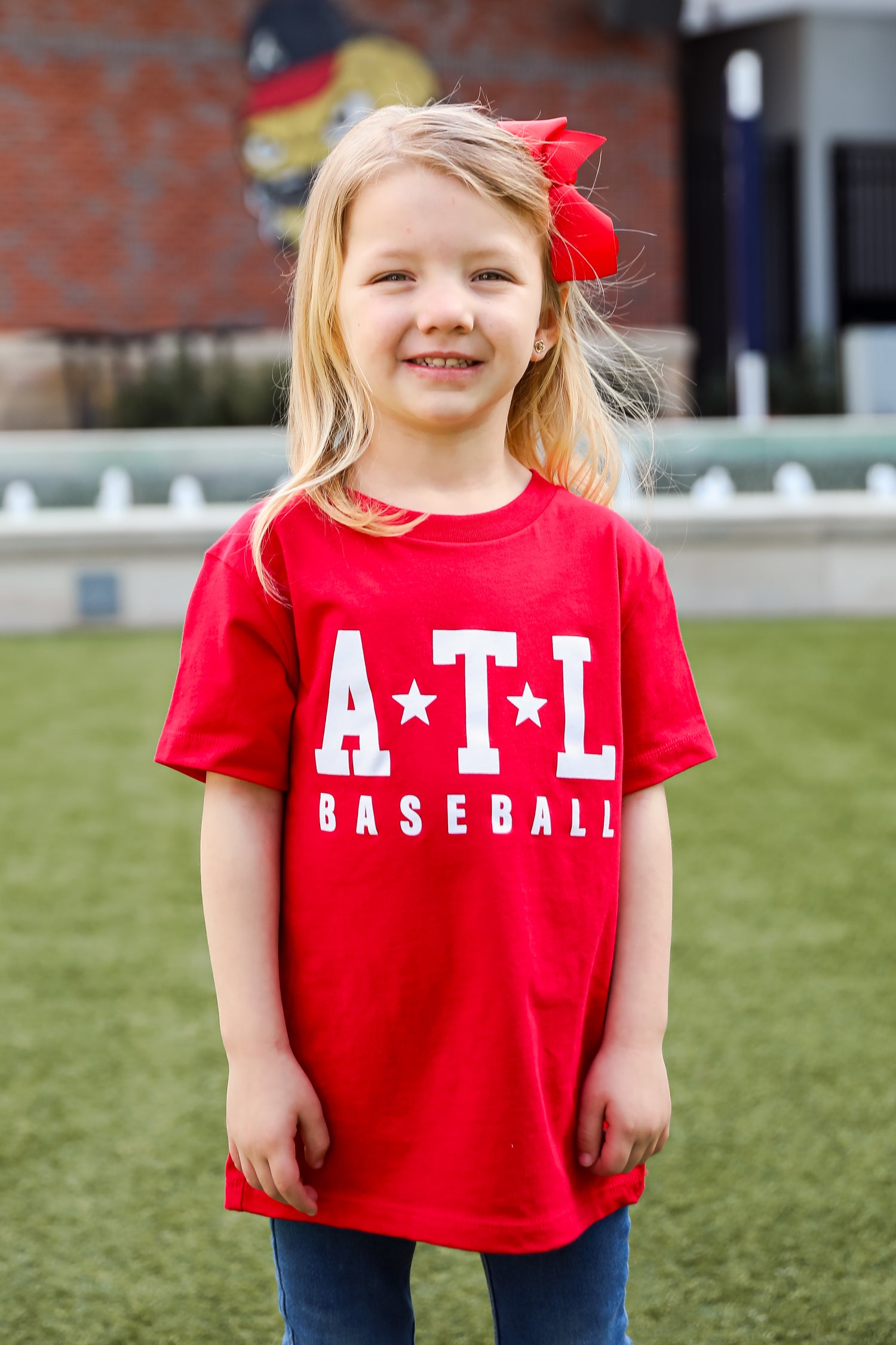 kids braves tee