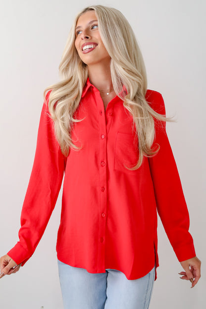 Perfected Sophistication Button-Up Blouse