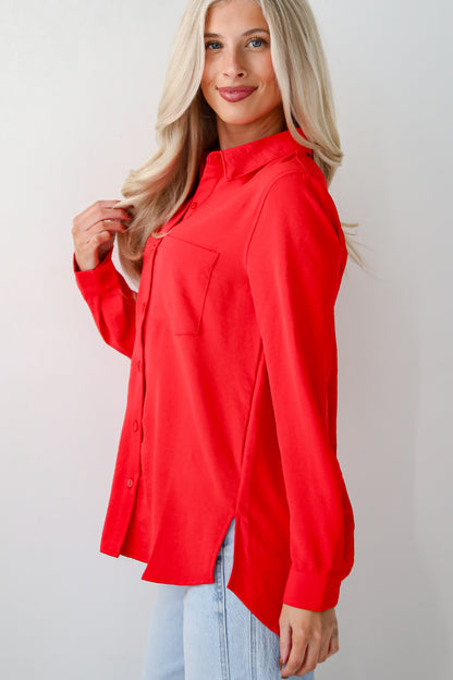 Perfected Sophistication Button-Up Blouse