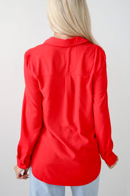 Perfected Sophistication Button-Up Blouse