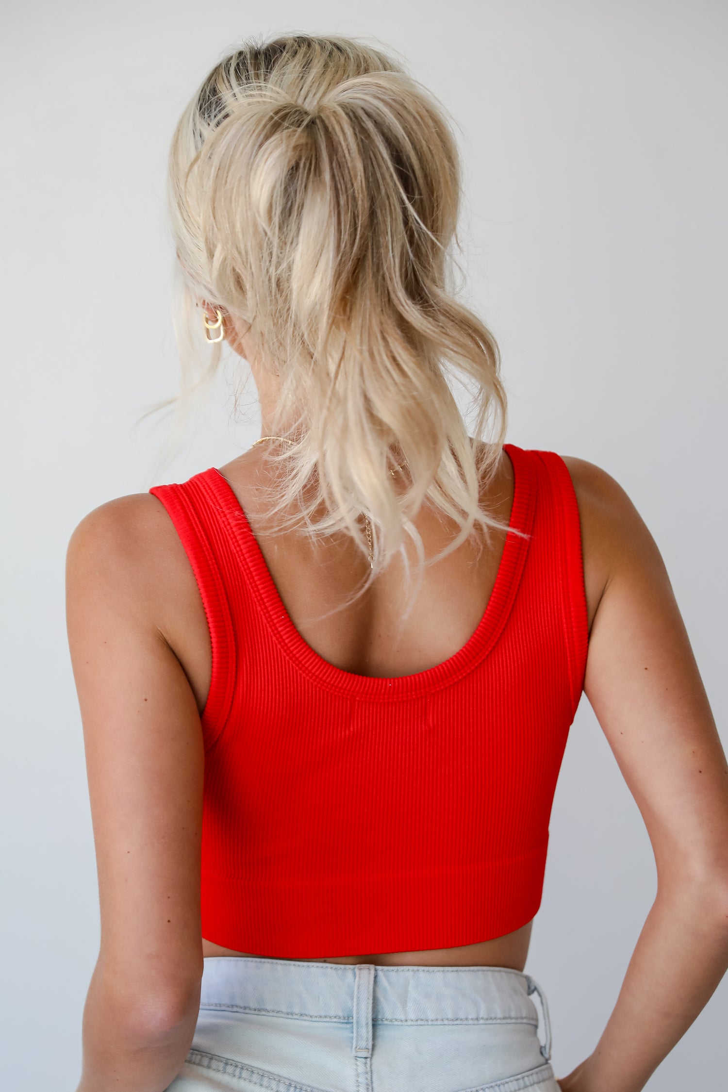 Easy On Me Seamless Cropped Tank