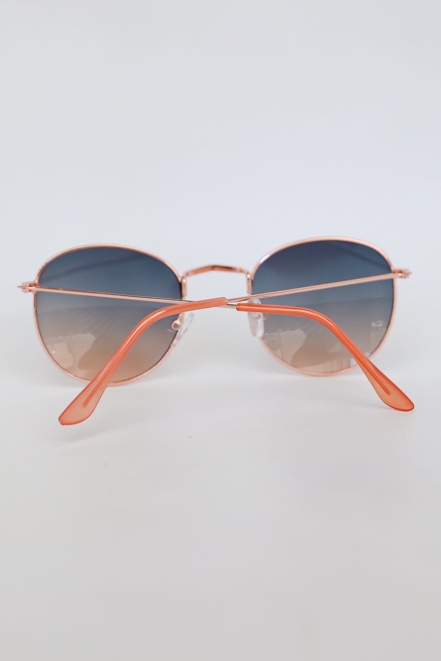 Rose Gold Circle Sunglasses