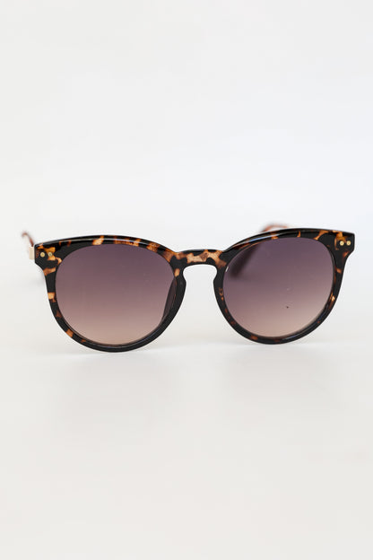 Always Your Favorite Tortoise Round Sunglasses