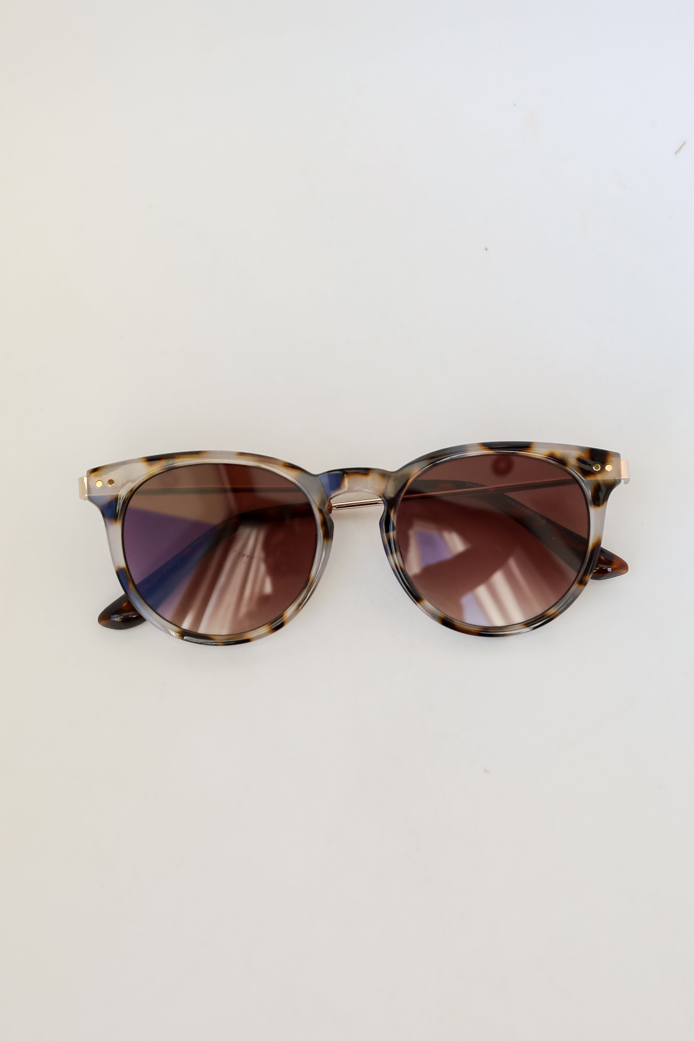 Always Your Favorite Tortoise Round Sunglasses