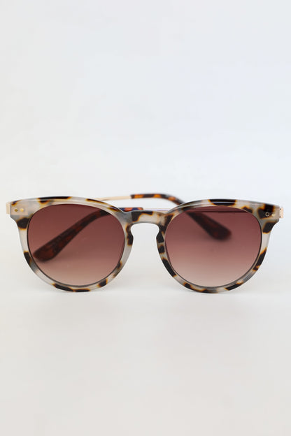 Always Your Favorite Tortoise Round Sunglasses