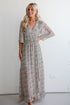 Undeniably Gorgeous Sage Floral Maxi Dress