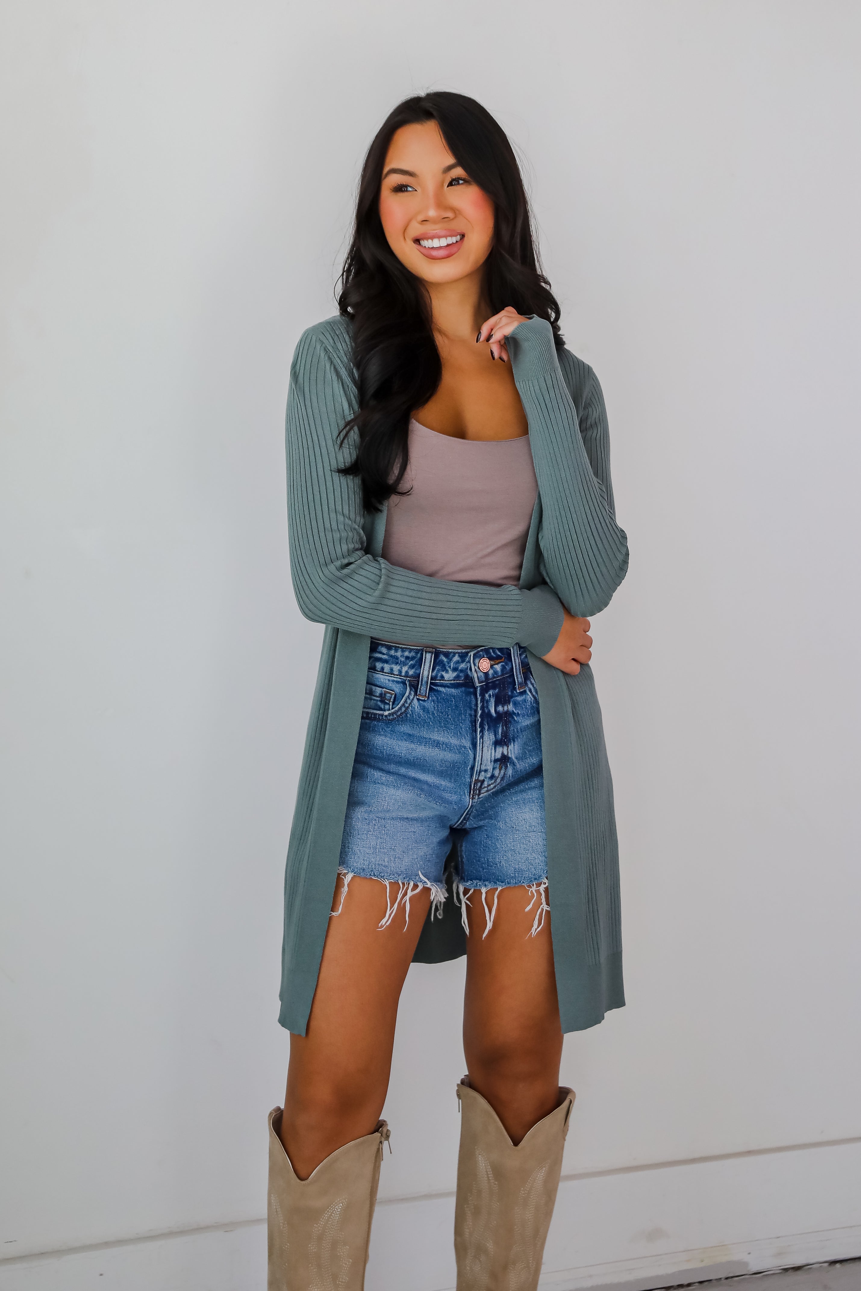 Sophie Ribbed Cardigan