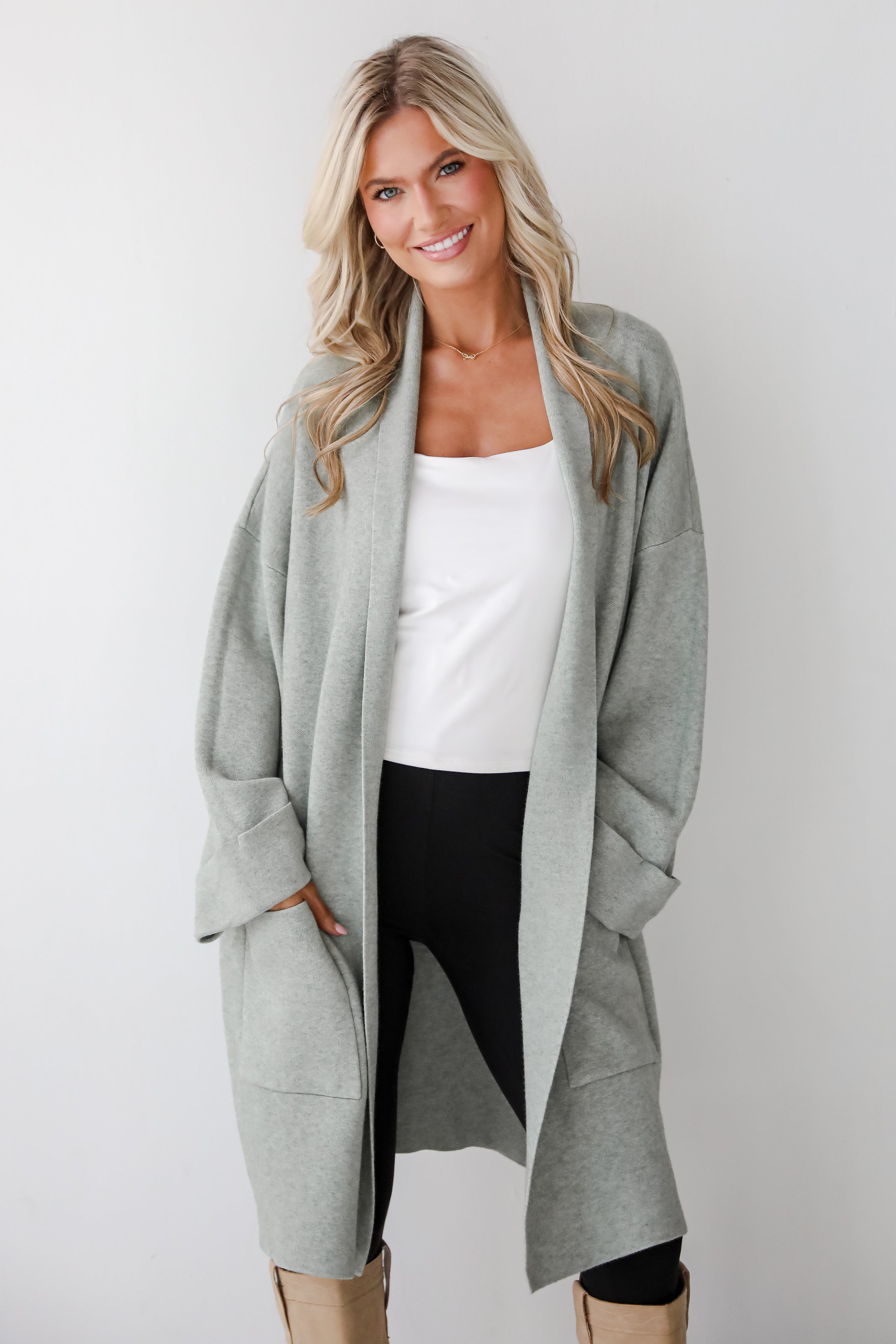 Frosty Day Fave Sweater Cardigan