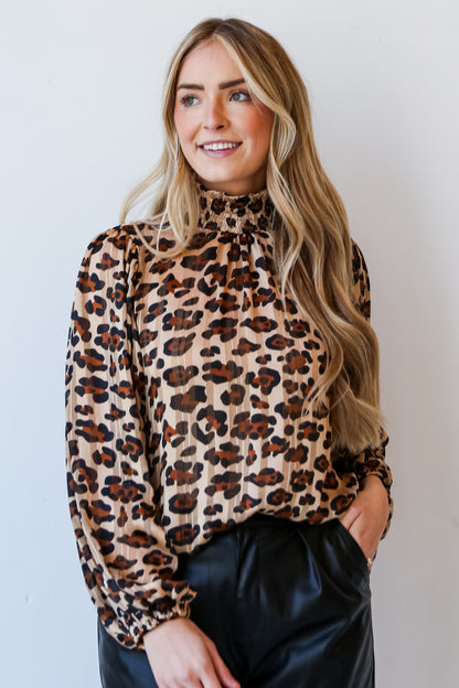 cute Leopard Blouse