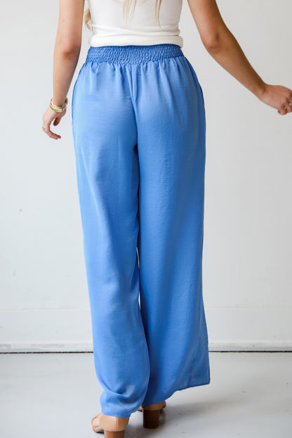 flowy blue pants