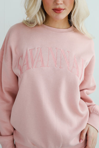 Savannah Embroidered Sweatshirt