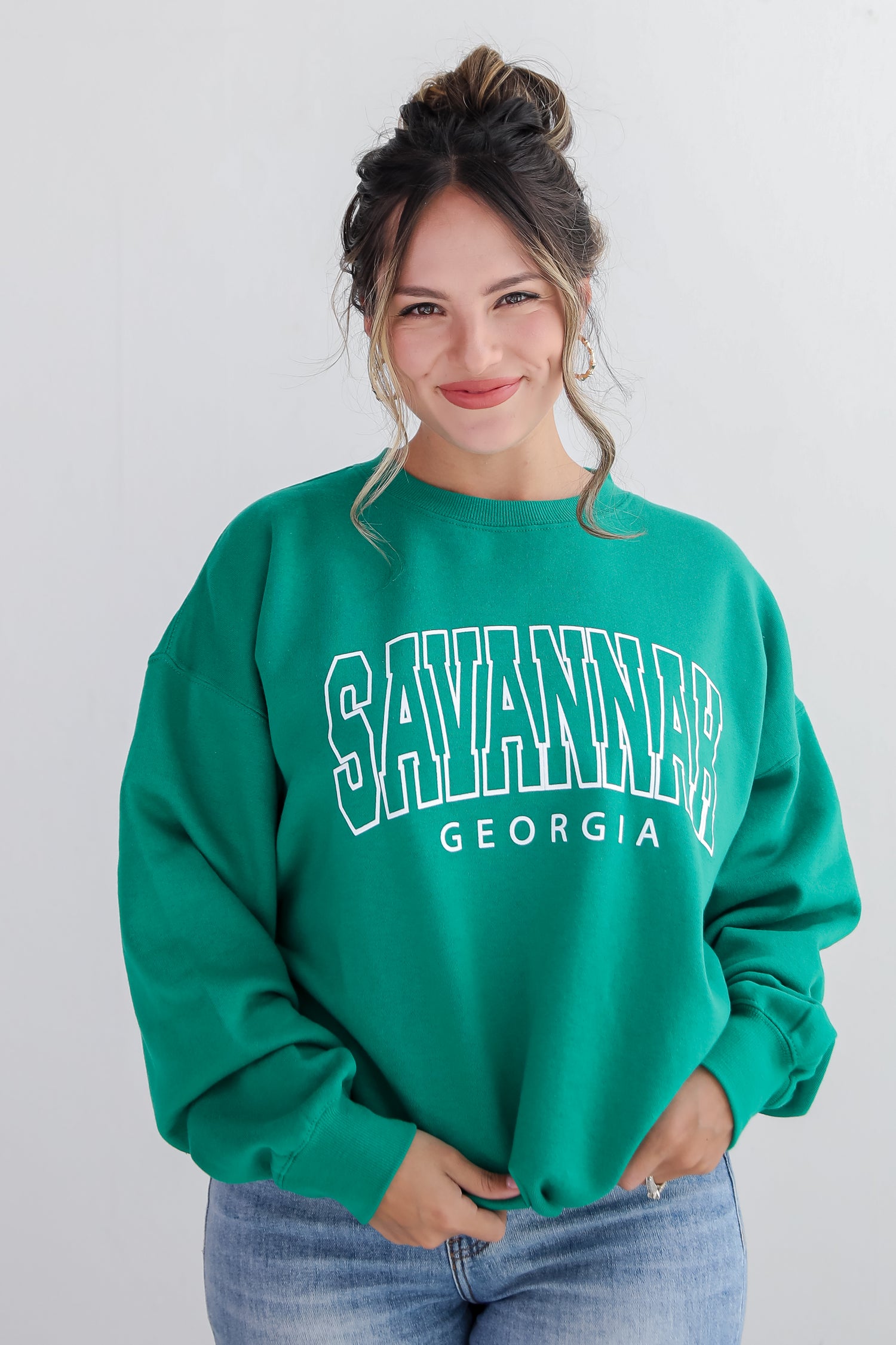 Green Savannah Georgia Sweatshirt