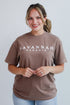 Brown Savannah Georgia Graphic Tee