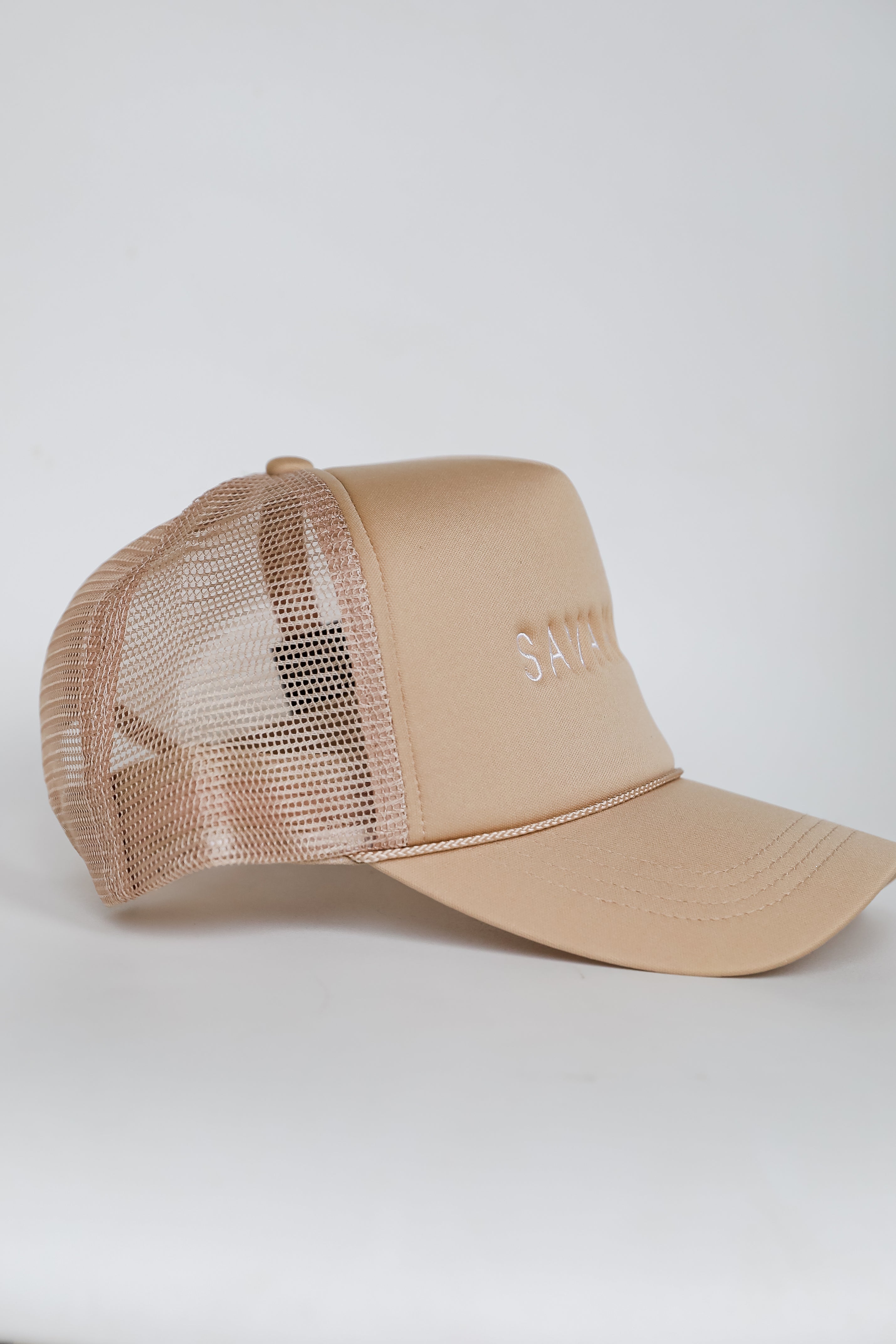 Beige Savannah Trucker Hat