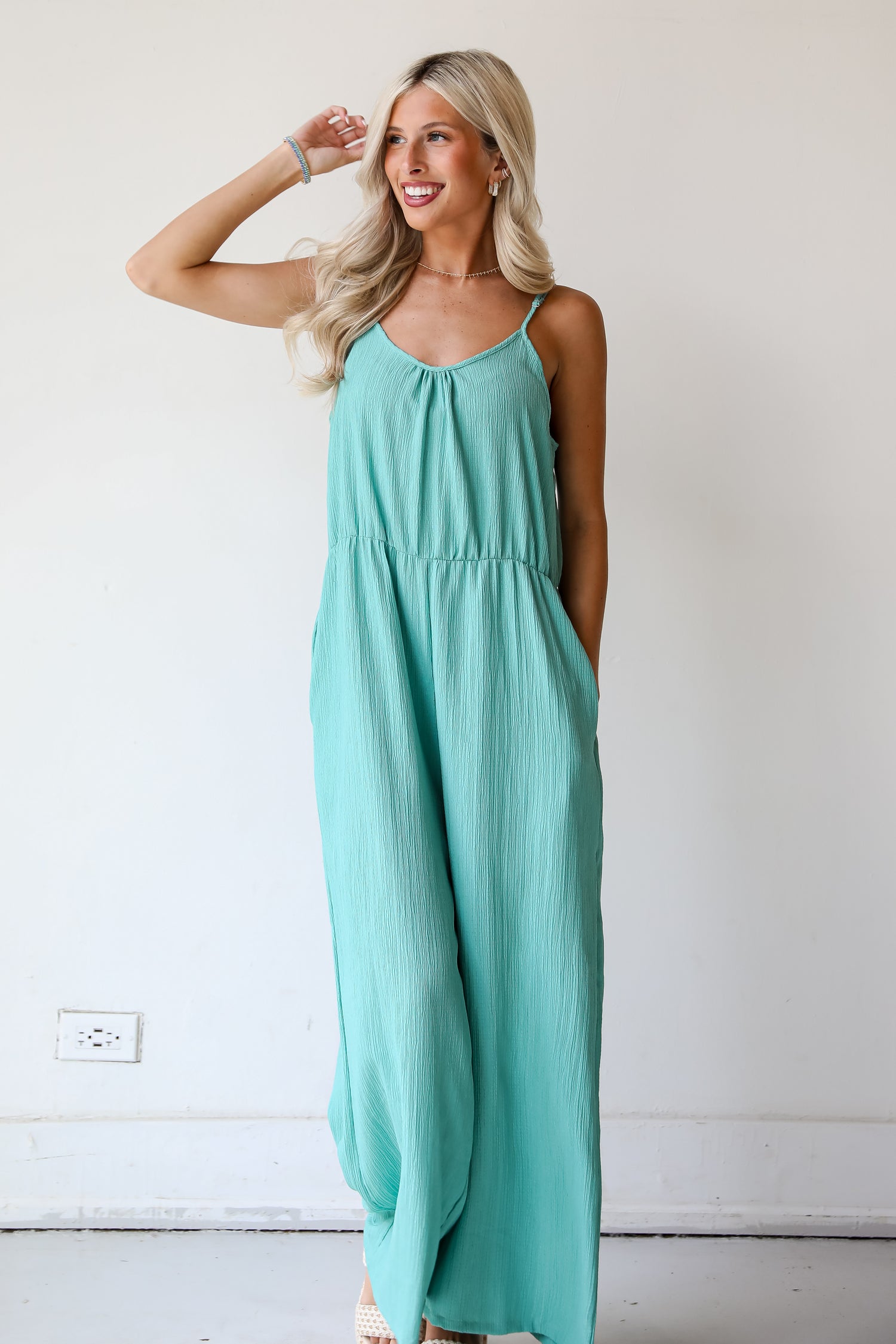 Seafoam Jumpsuit