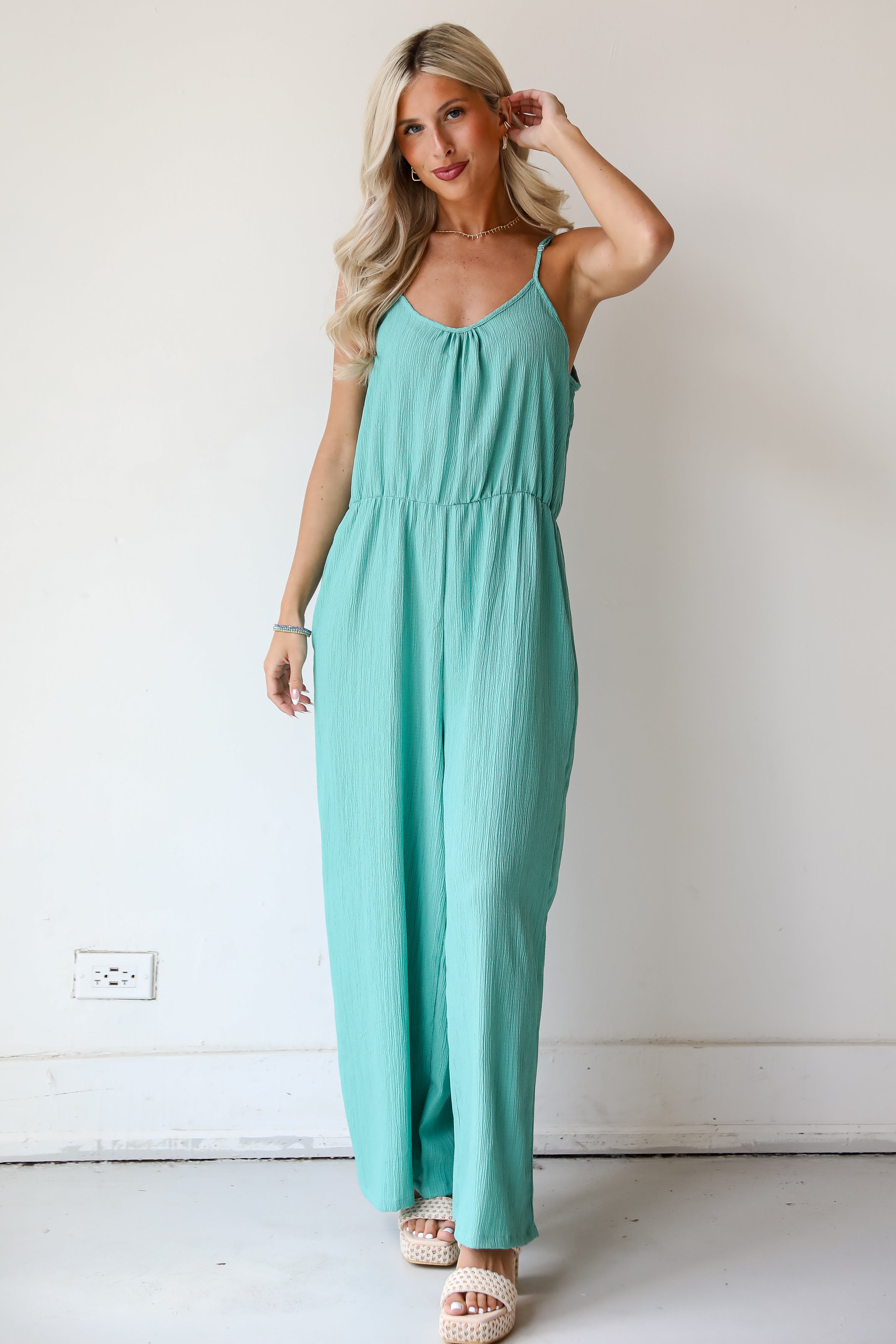 Seafoam Jumpsuit