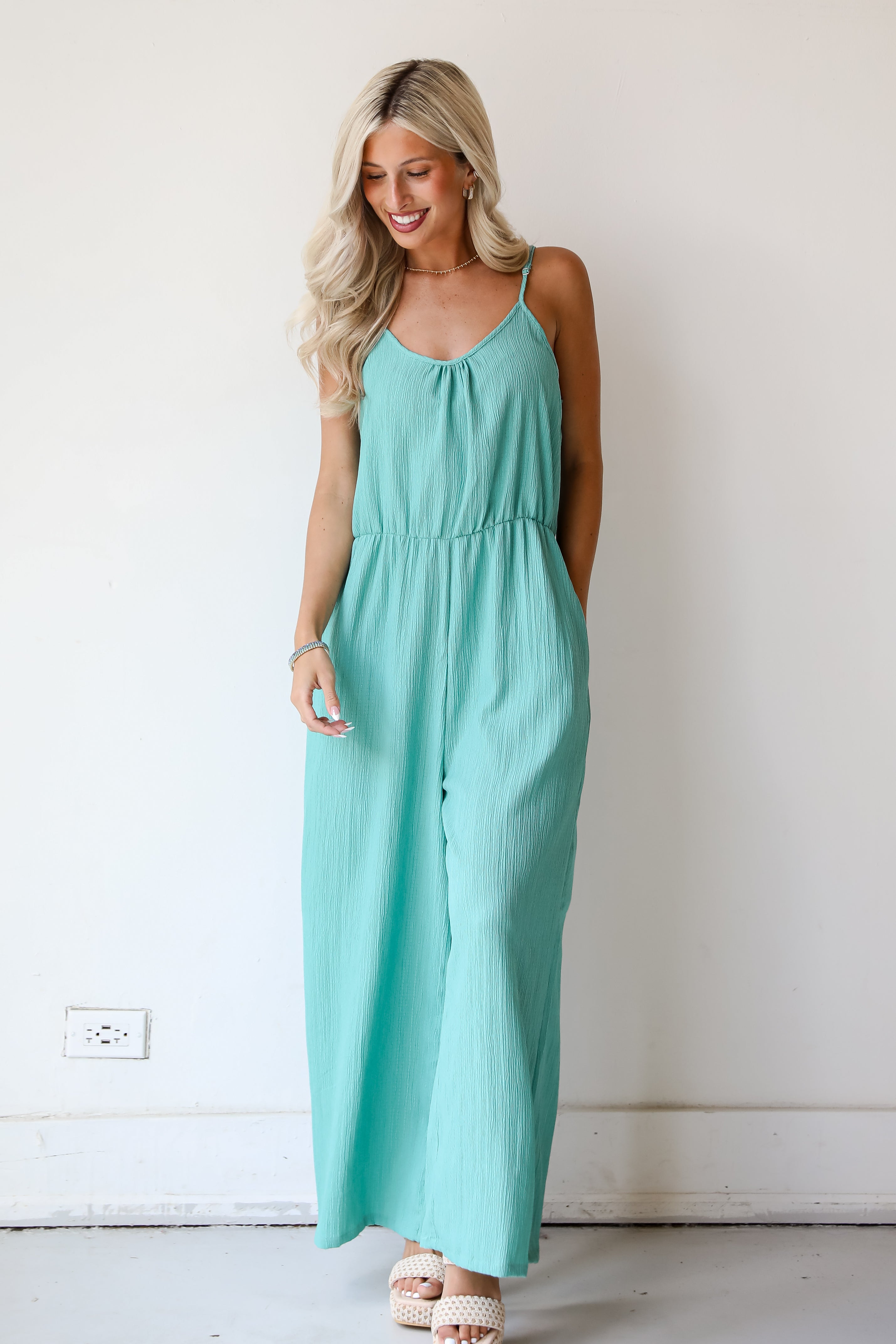 Seafoam Jumpsuit