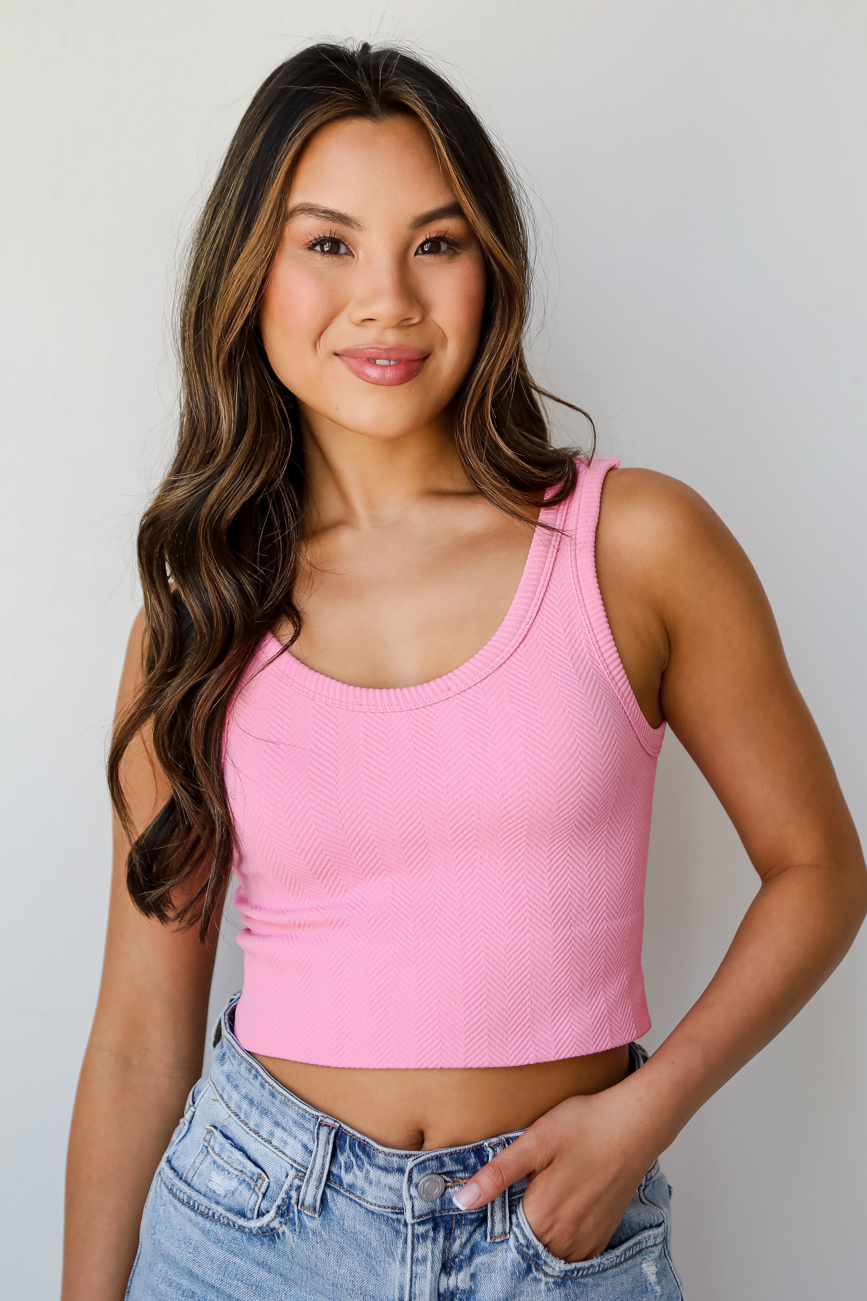 pink tank