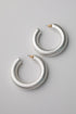 Sabrina Silver Hoop Earrings