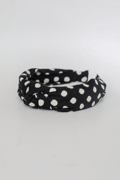 Modern Chicness Polka Dot Knotted Headband