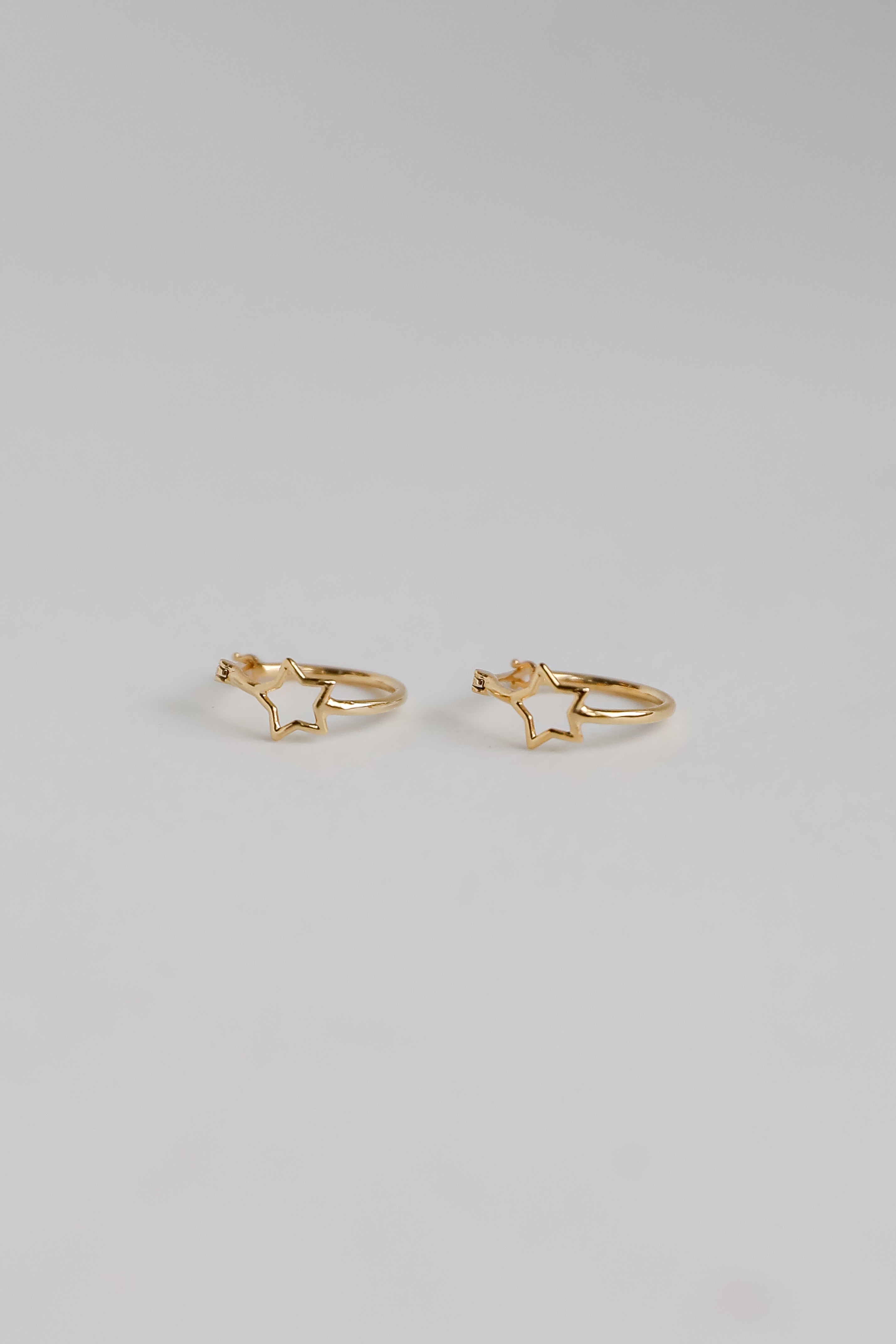 Sophie Gold Star Mini Hoop Earrings