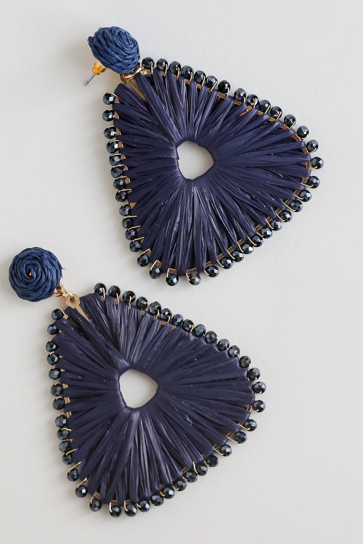 Daphne Straw Statement Earrings