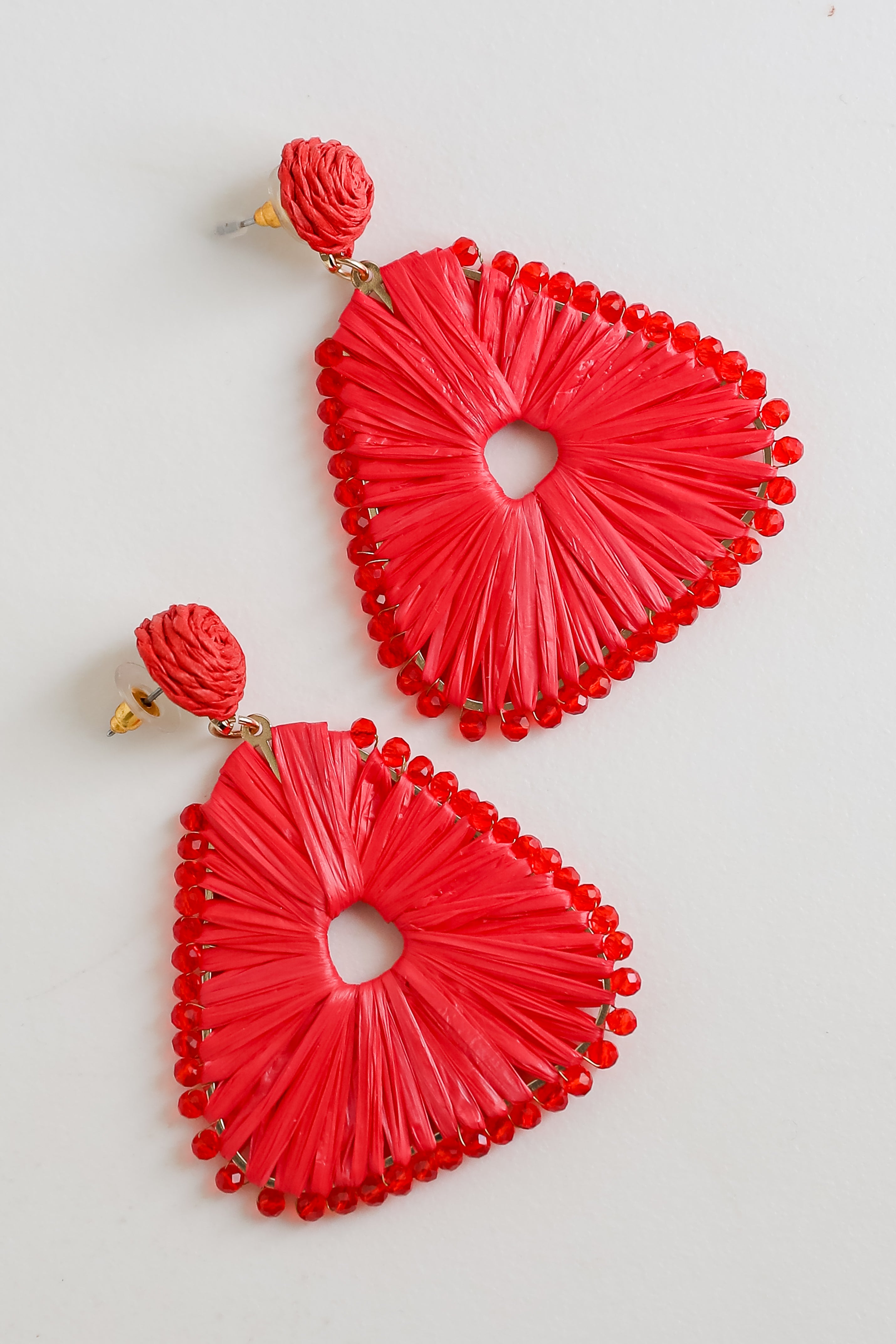 Daphne Straw Statement Earrings