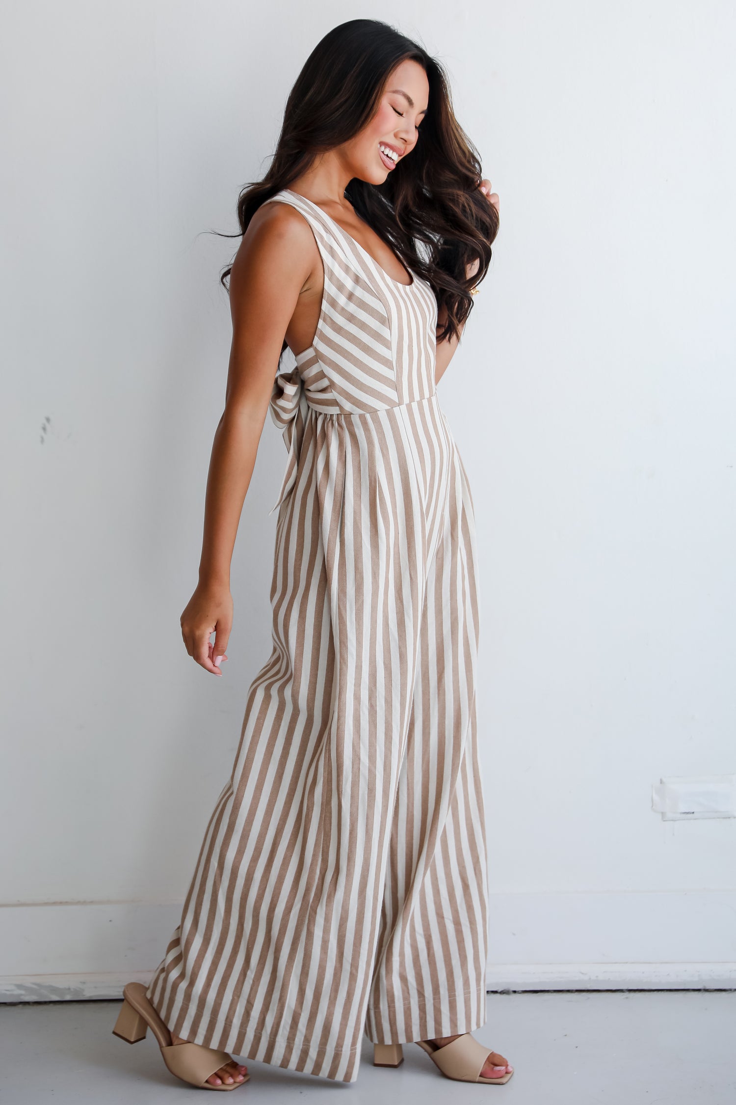 Adorable Chicness Striped Jumpsuit