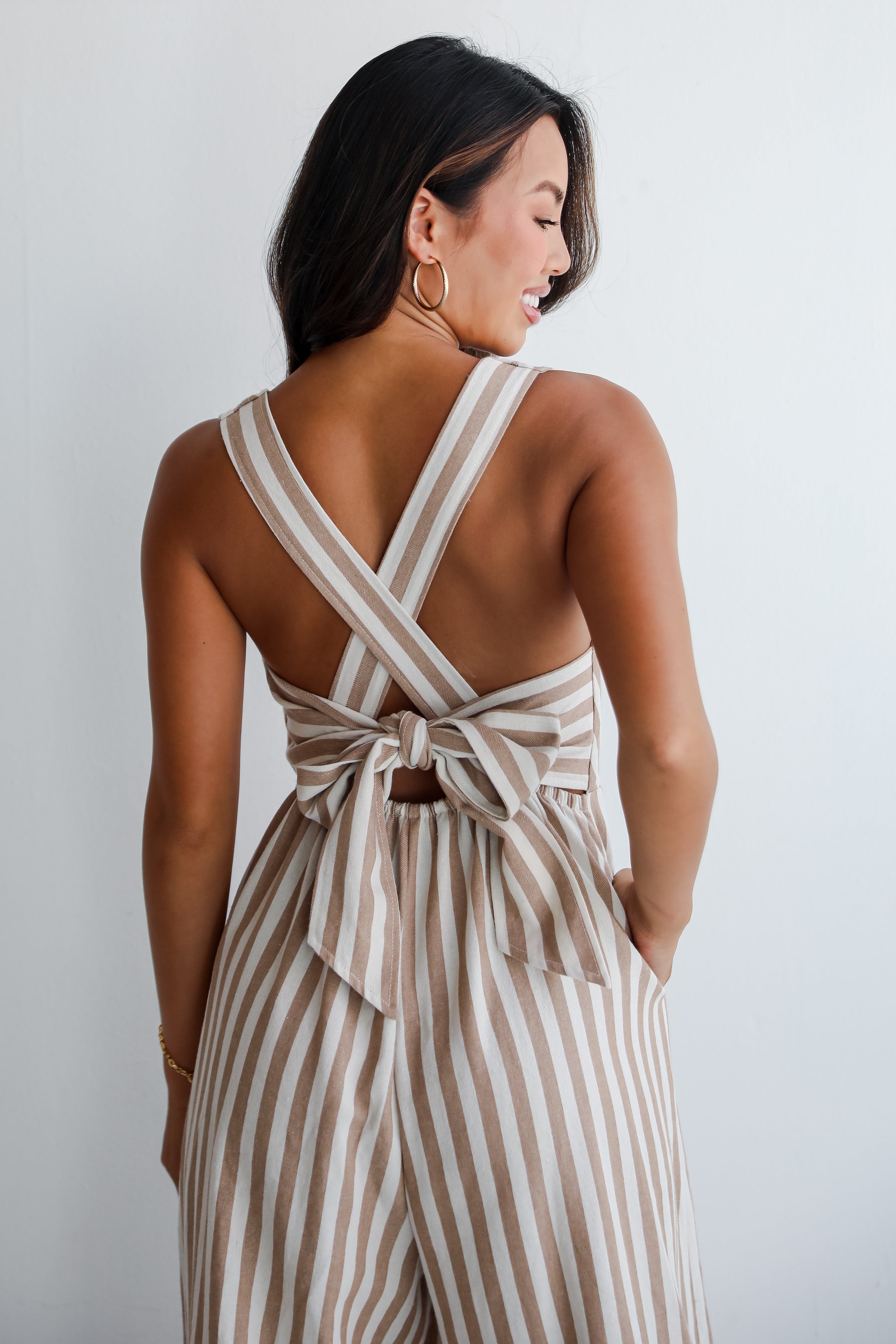 Adorable Chicness Striped Jumpsuit