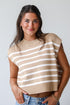 Cozy Classic Striped Sweater Top