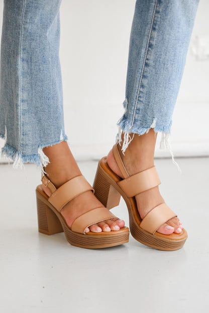 Feeling Your Best Nude Platform Heels