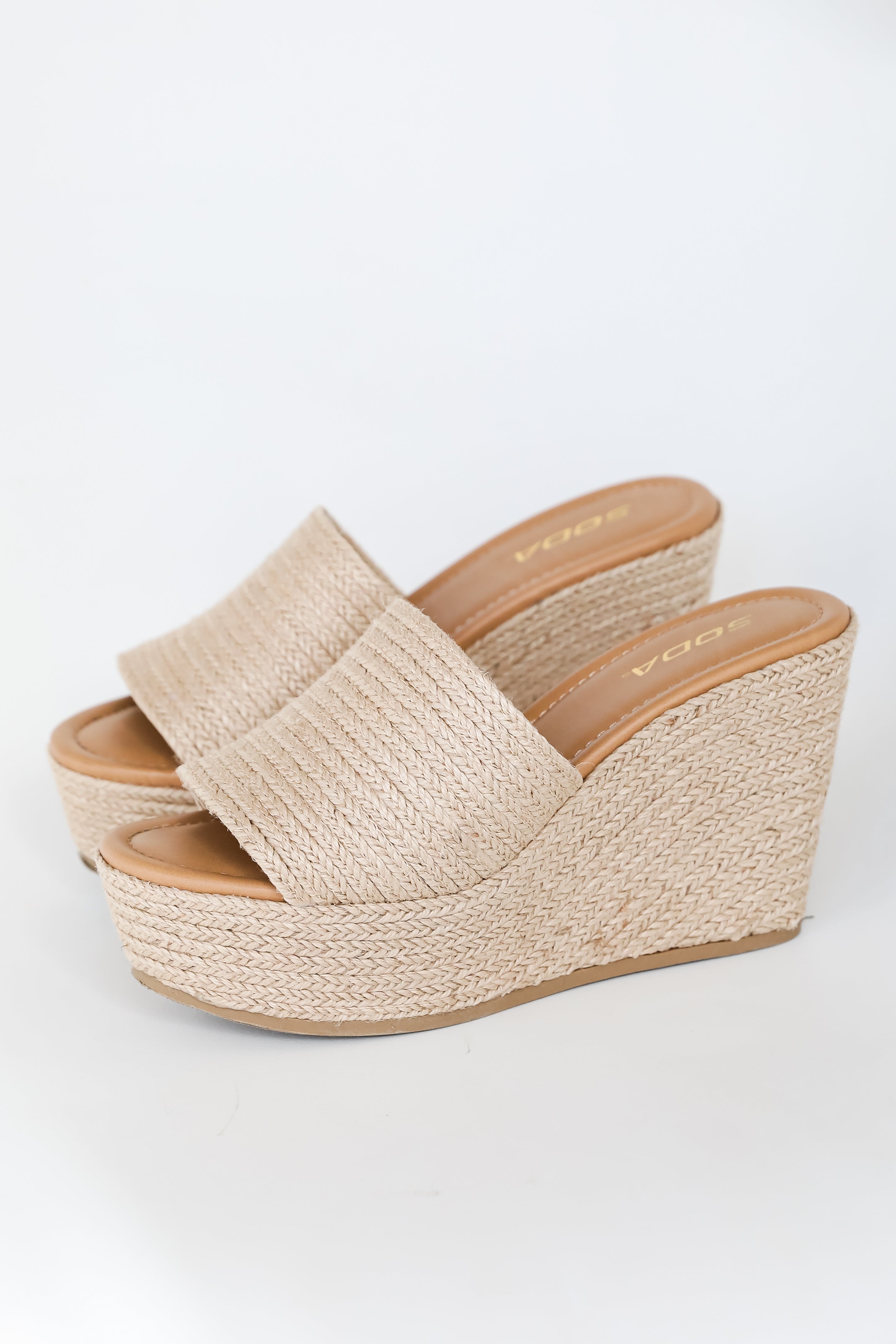 Platform Espadrille Wedges close up