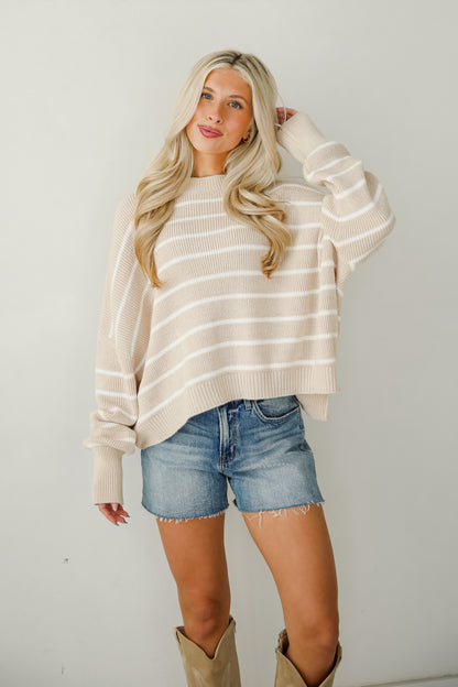 Sweetest Comfort Striped Sweater