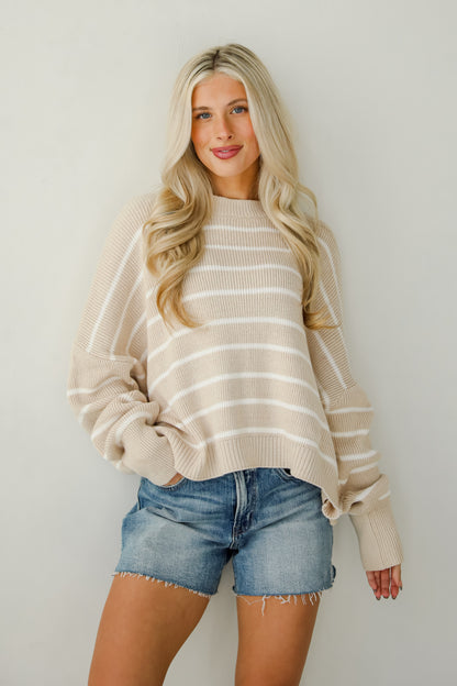 Sweetest Comfort Striped Sweater