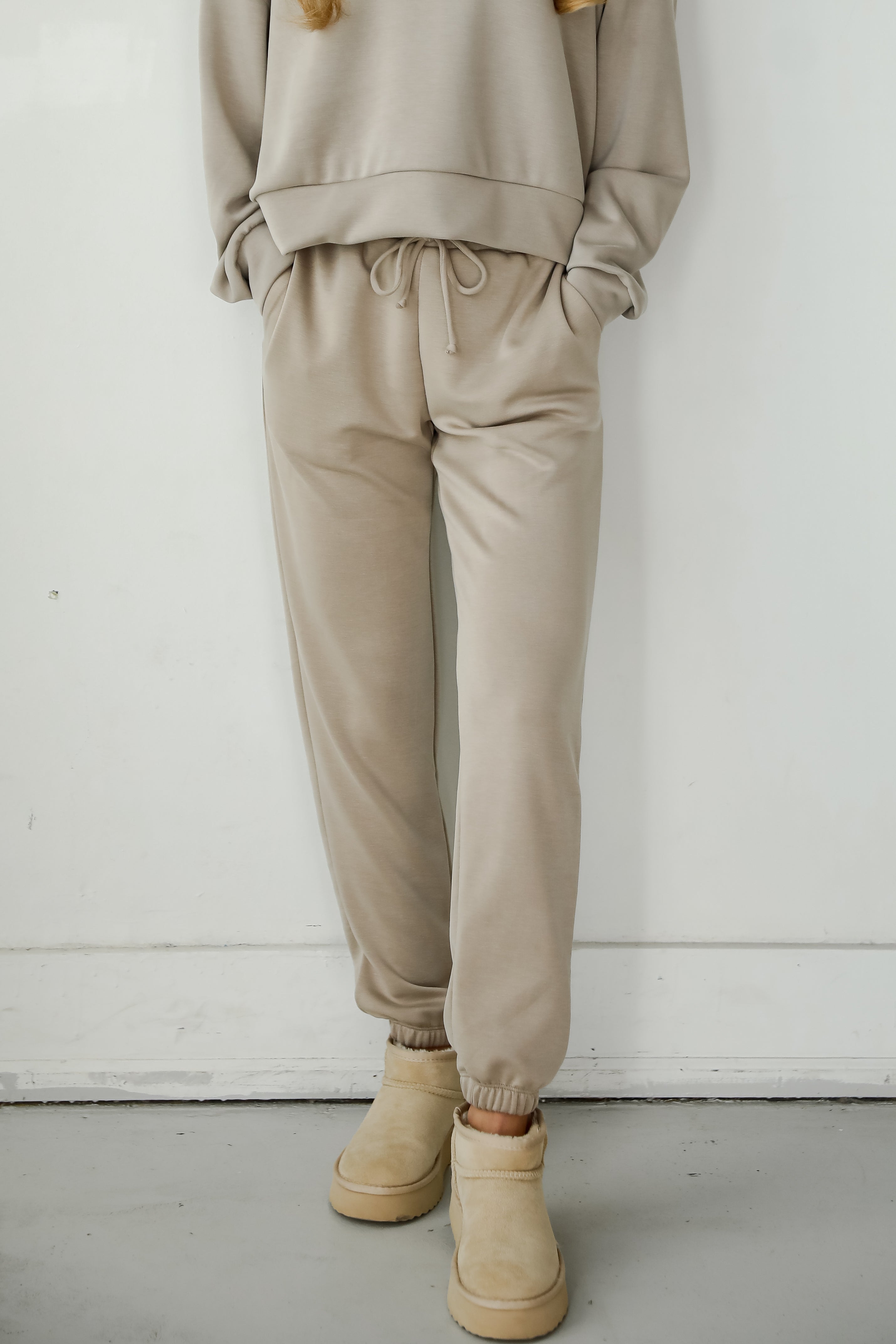 Ultra Air Soft Taupe Joggers