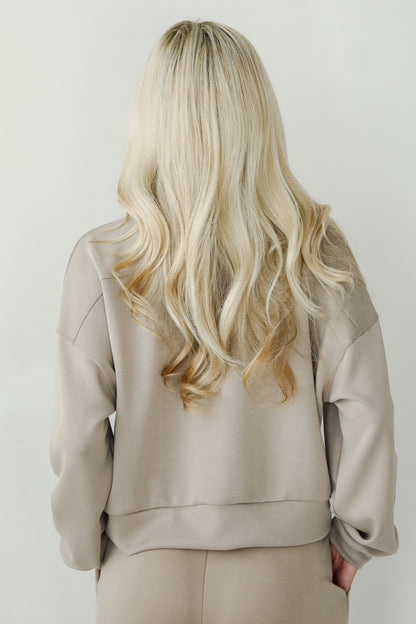 Ultra Air Soft Taupe Pullover