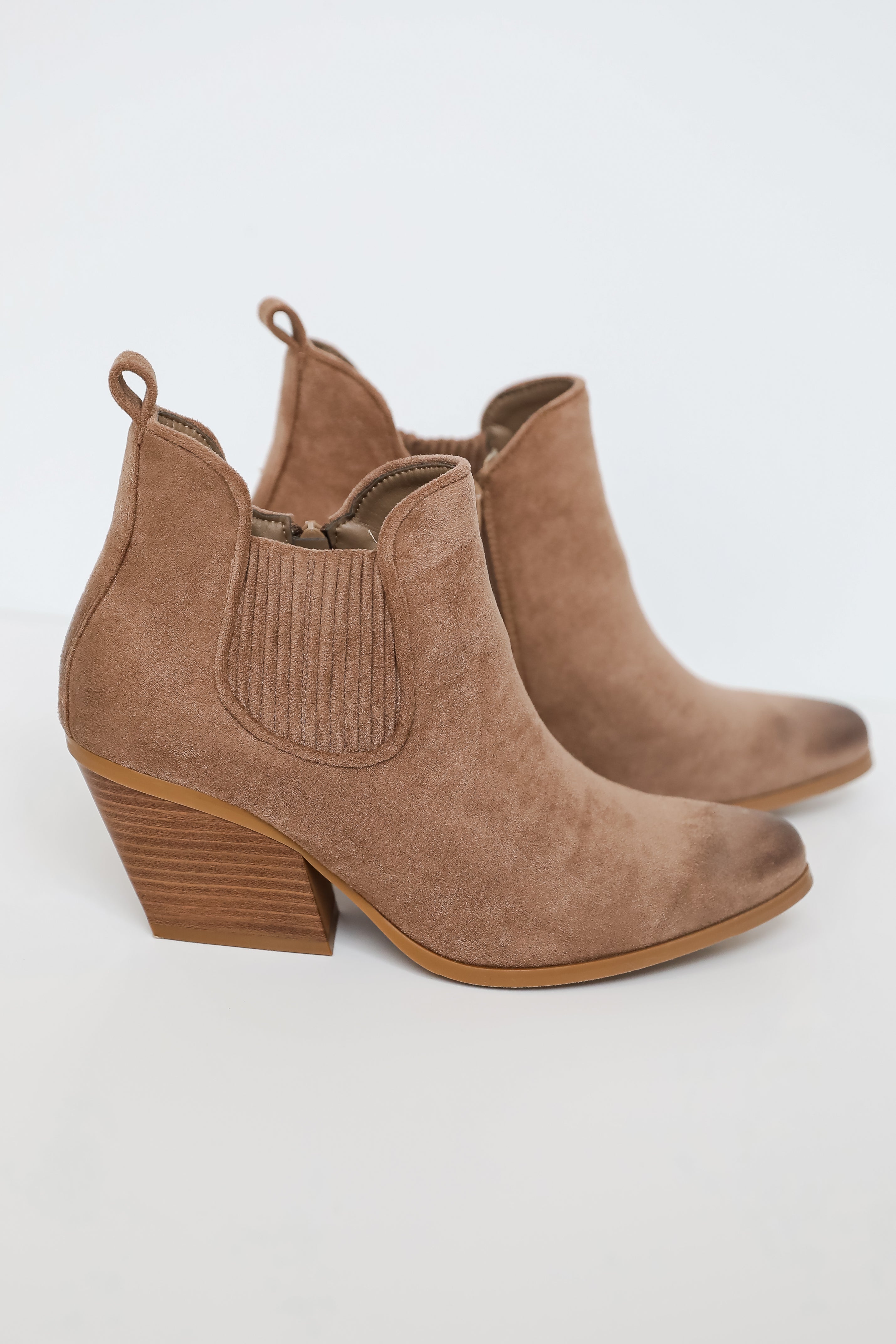 The Right Time Taupe Booties