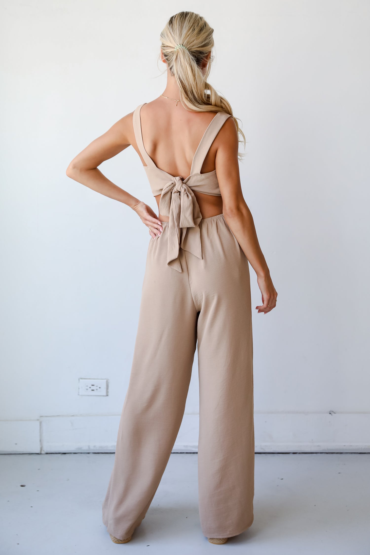 Musing About You Mocha Jumpsuit