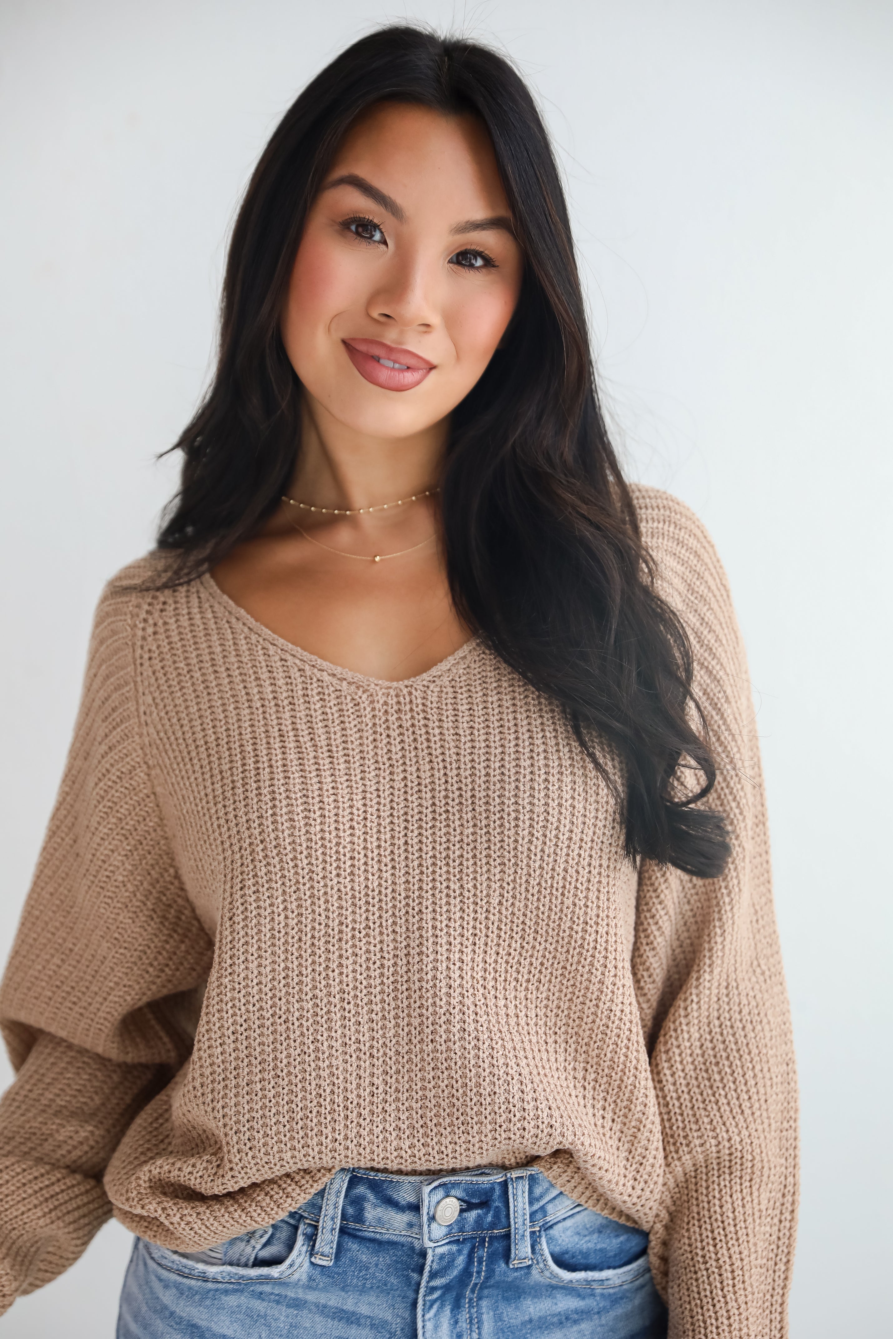 Season Status Taupe Sweater