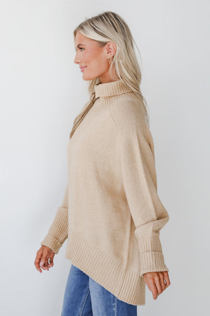 Notably Cozy Turtleneck Oversized Sweater