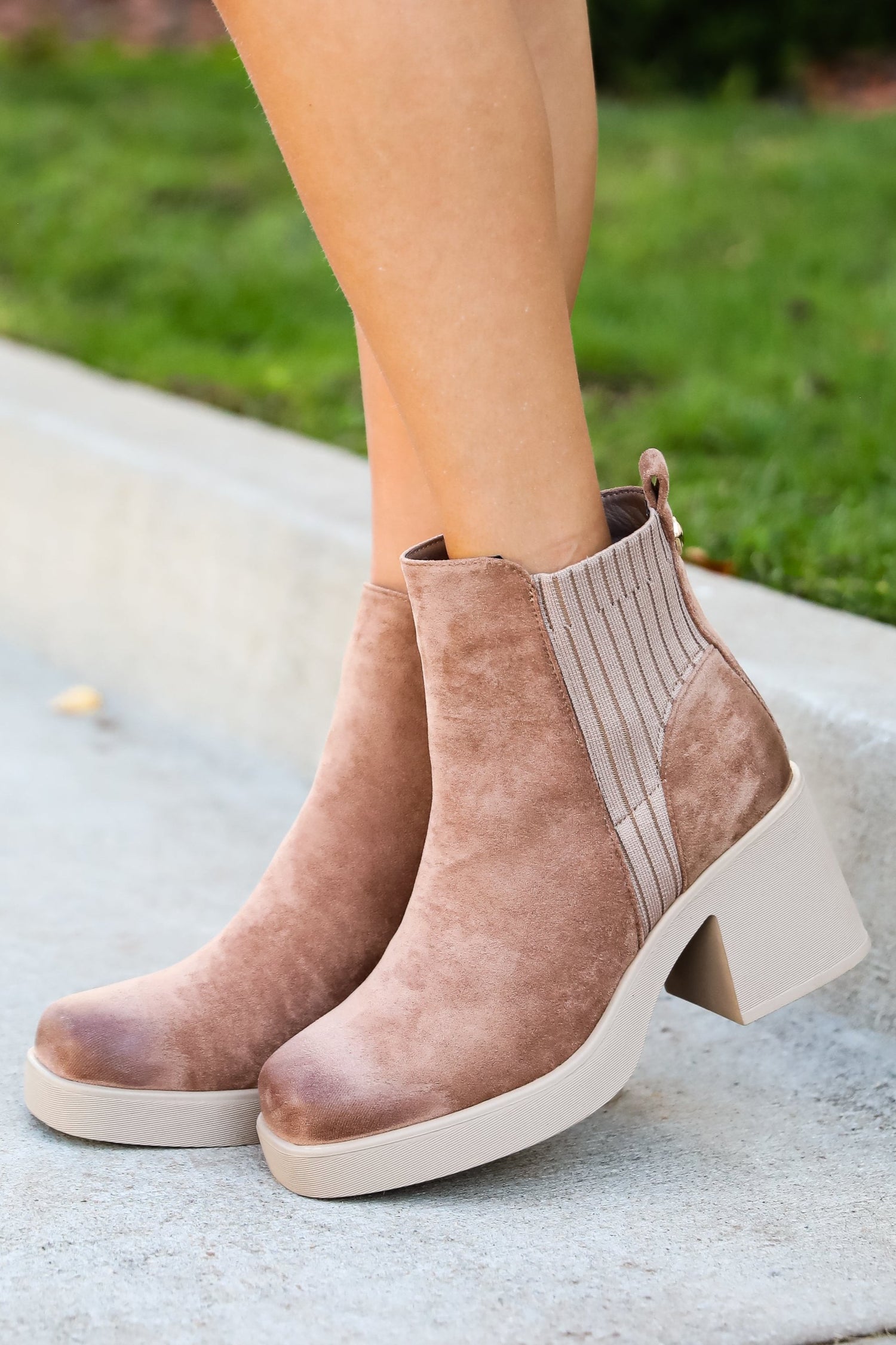 Get In Line Platform Booties