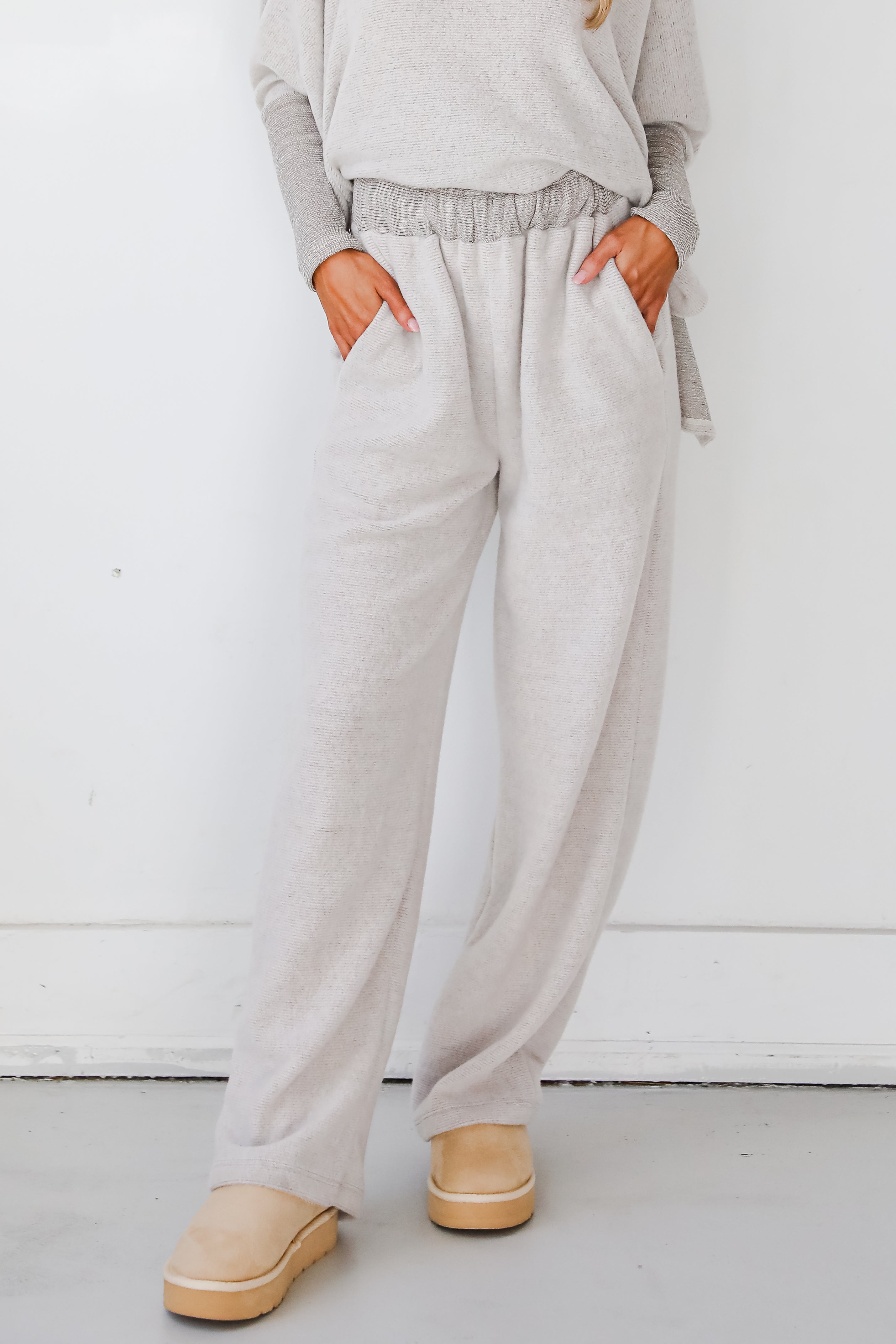 Cozy Weekends Soft Knit Lounge Pants