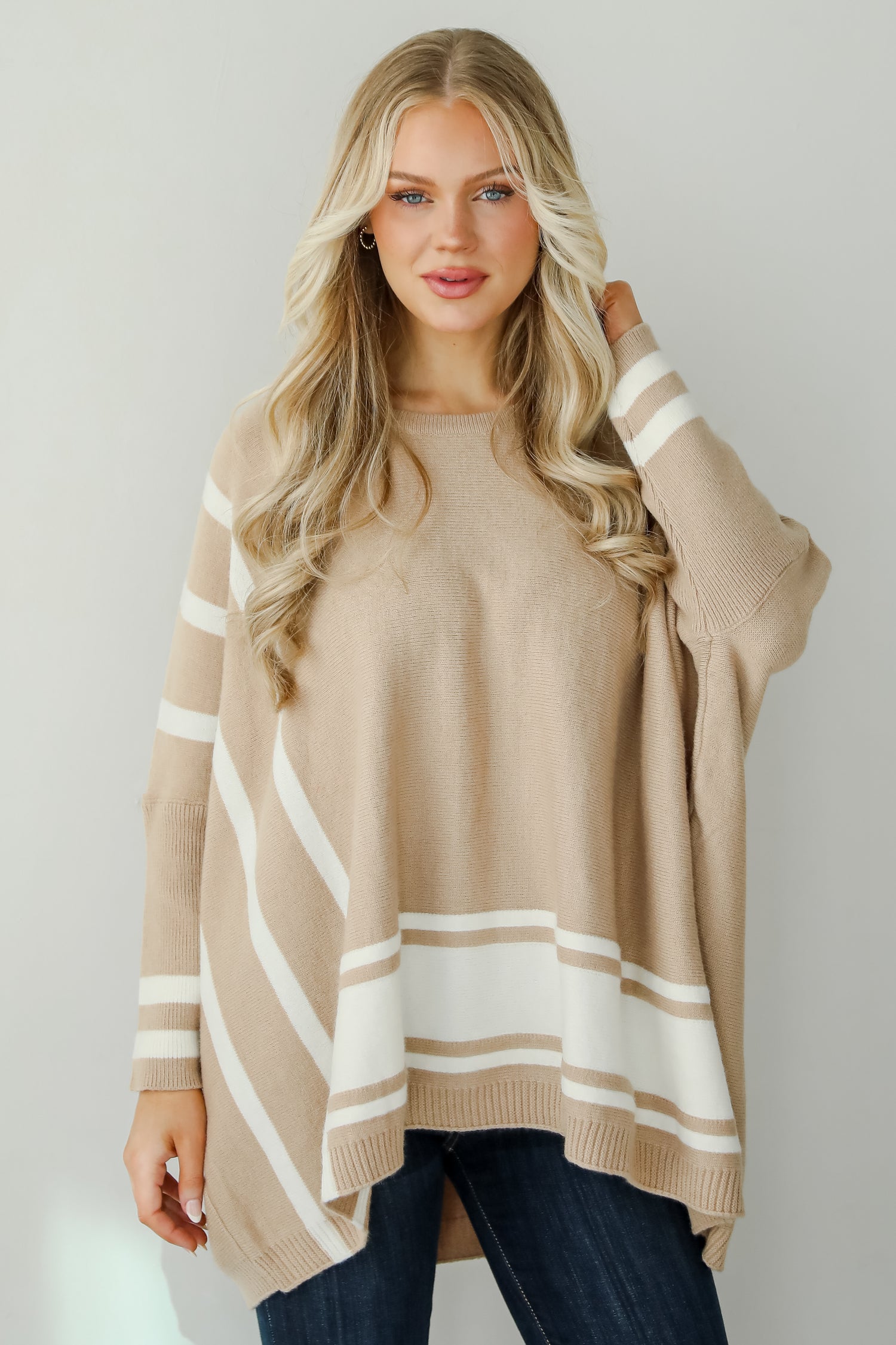 Timelessly Cozy Taupe Sweater Tunic