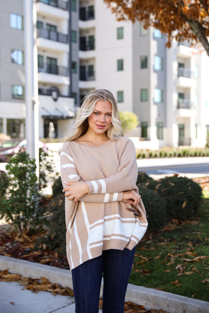 Timelessly Cozy Taupe Sweater Tunic