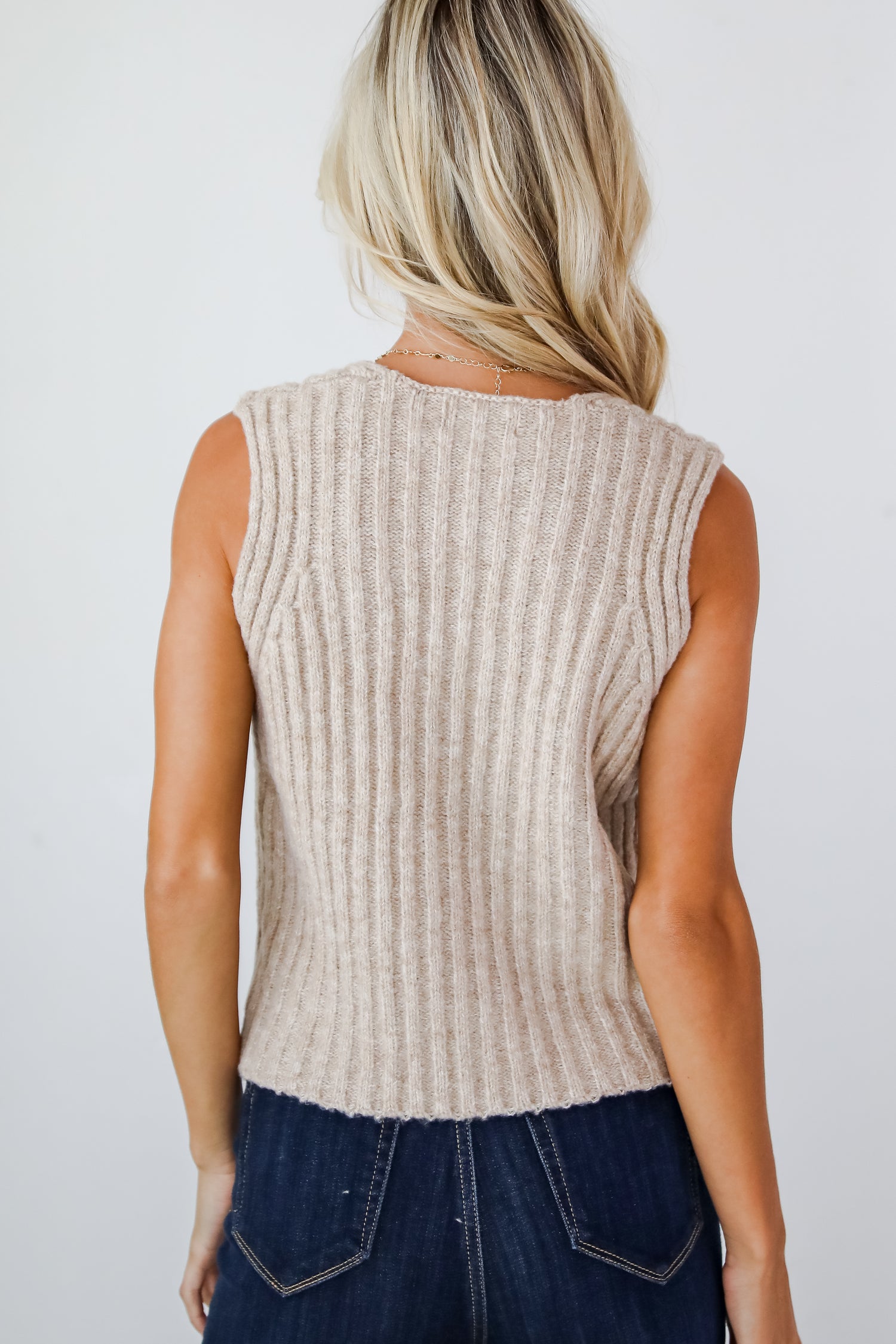 Composed Approach Taupe Sweater Vest