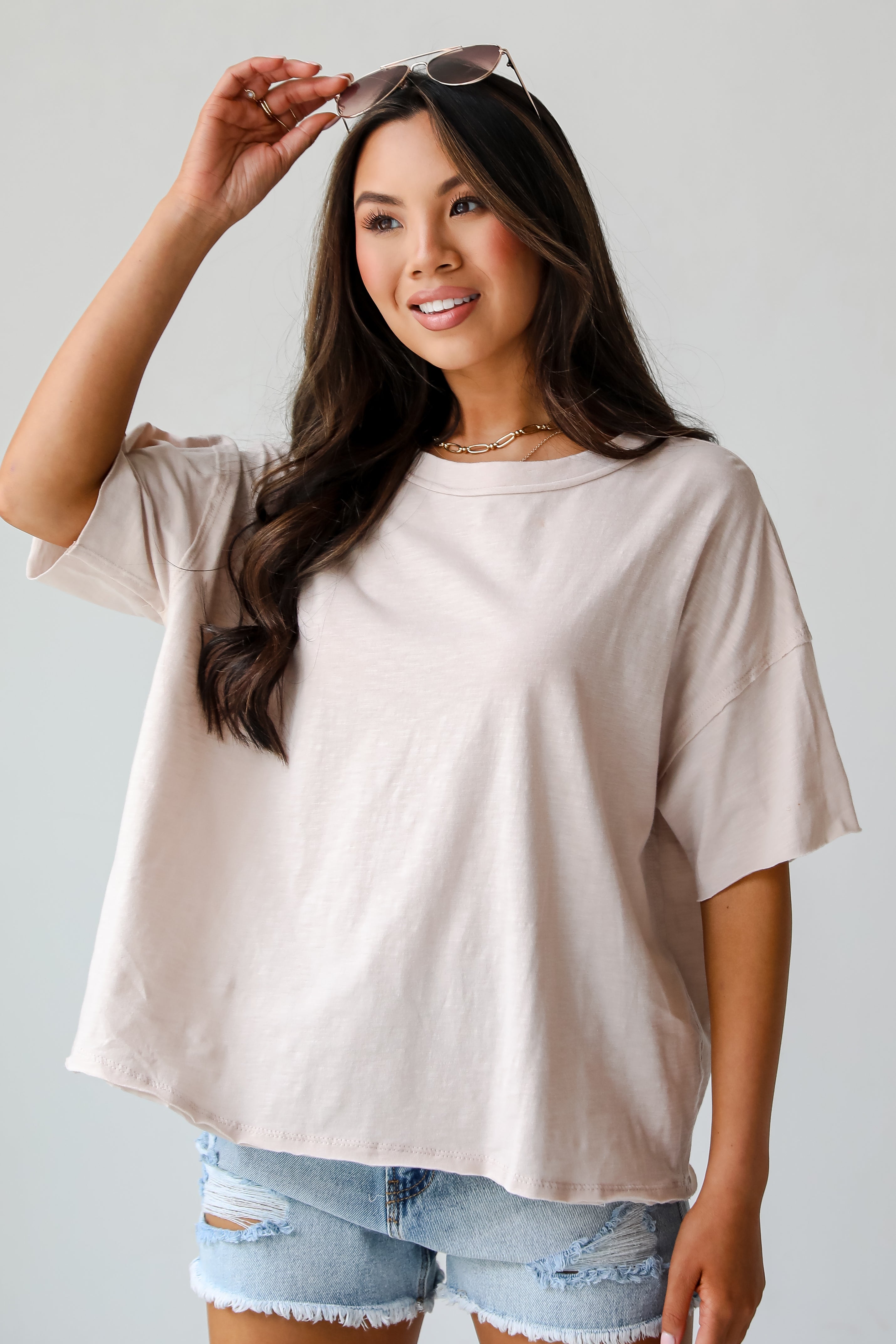 Piper Everyday Taupe Tee