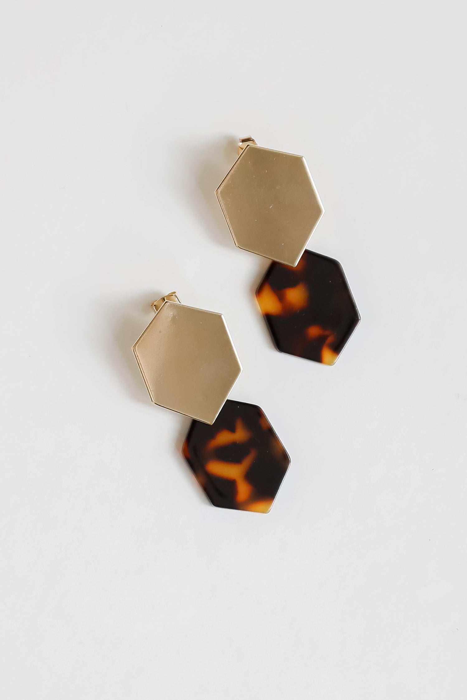 Leighton Tortoise Drop Earrings