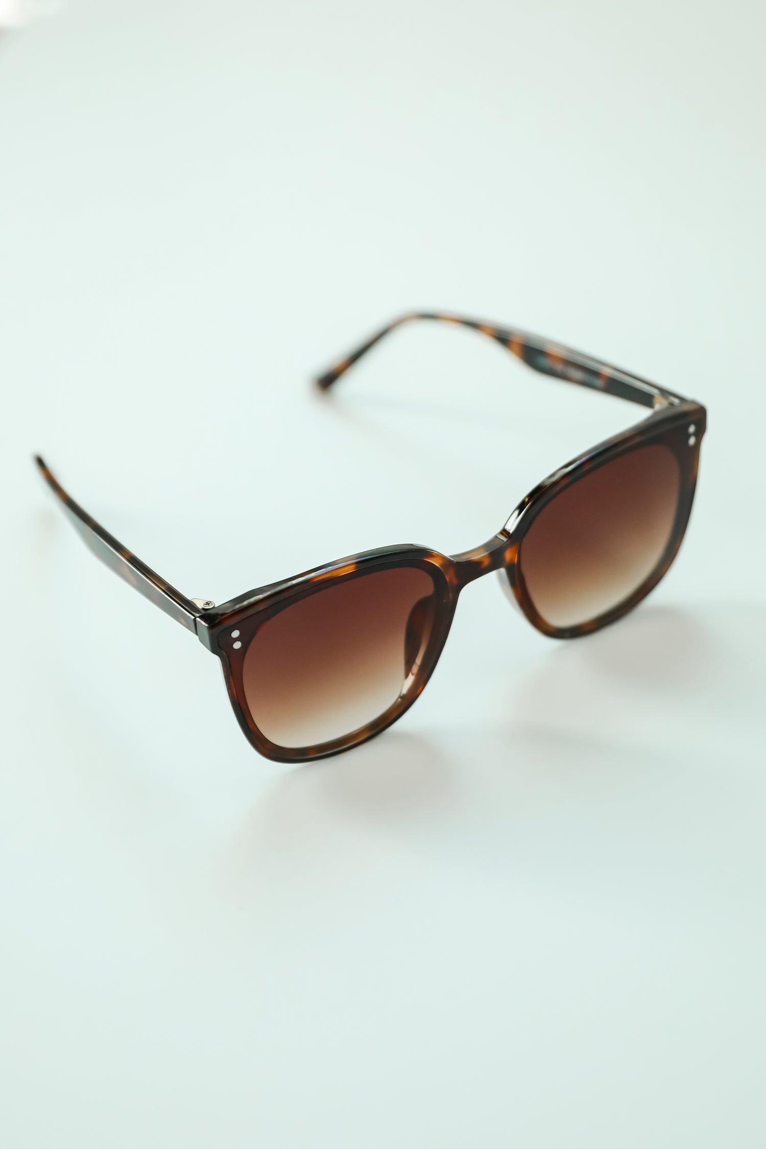 Pep Talk Tortoise Square Sunglasses