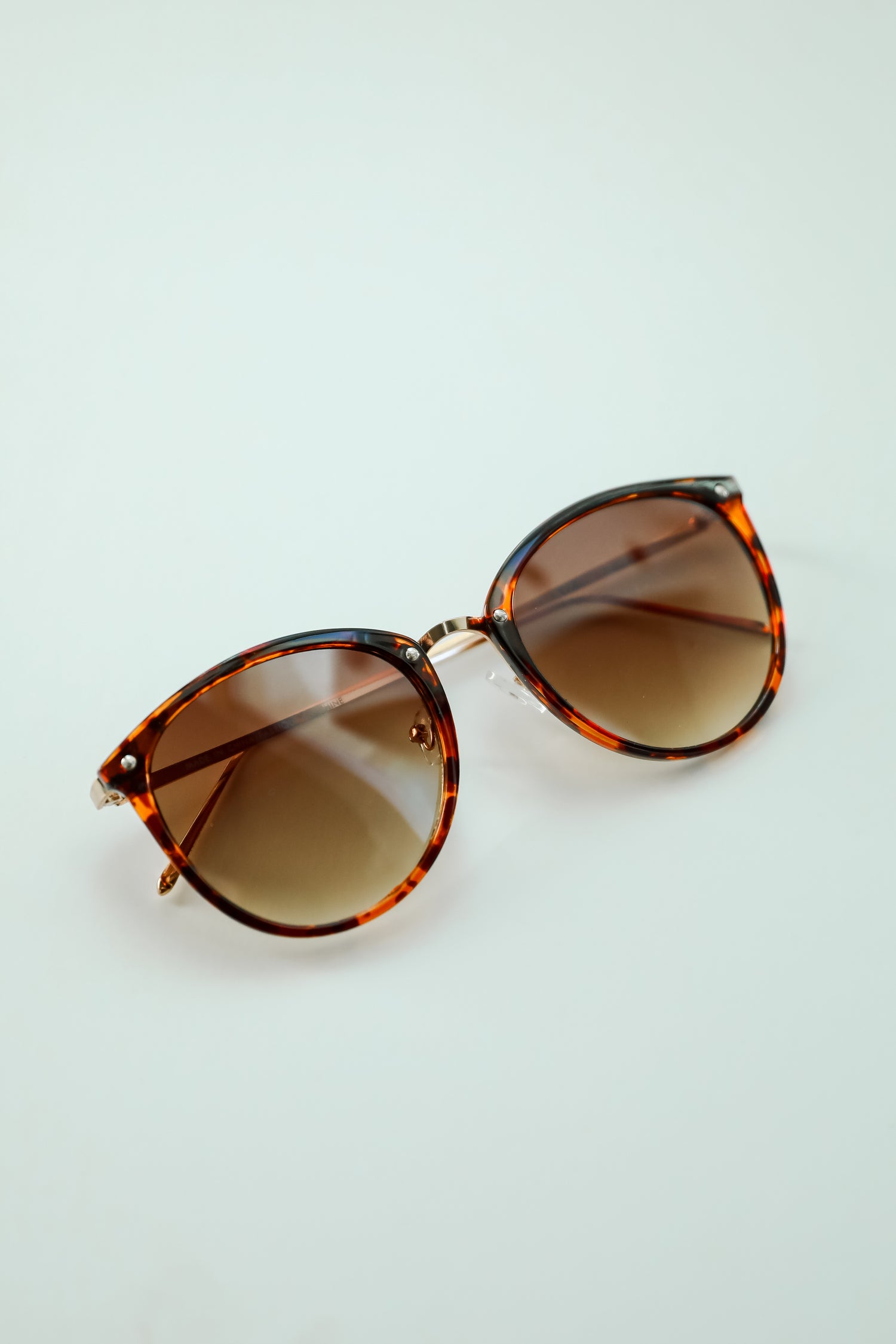 Key Largo Tortoise Round Sunglasses