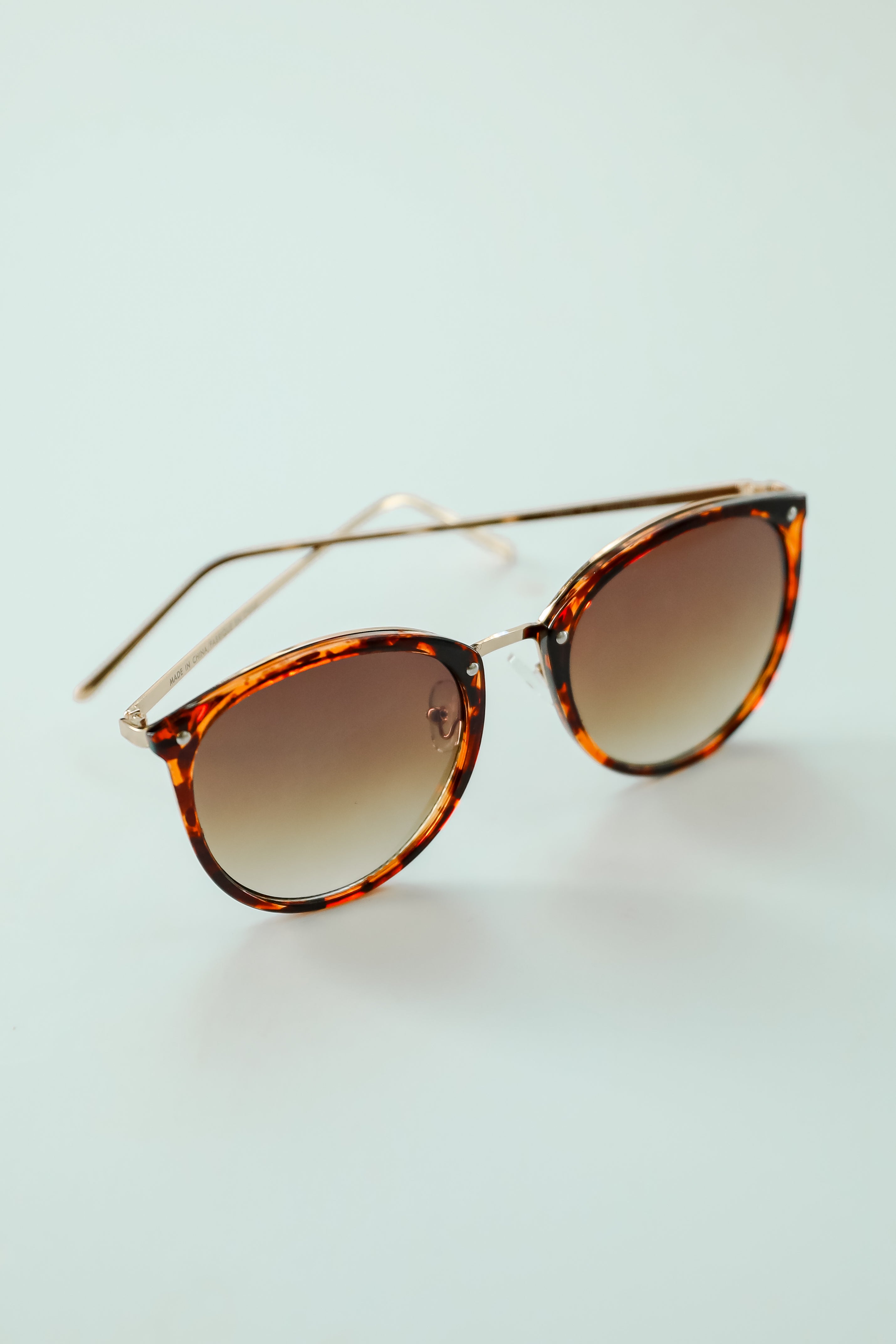 Key Largo Tortoise Round Sunglasses